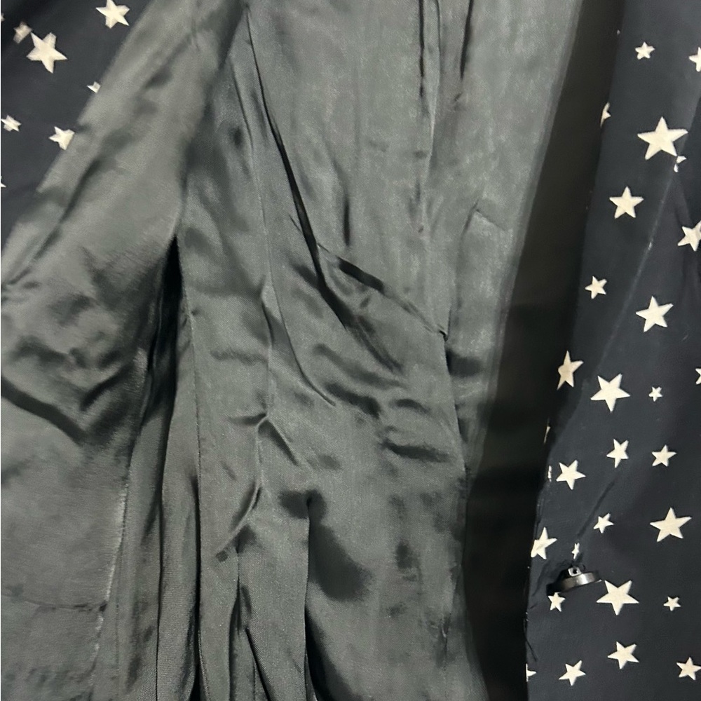 Zara Women's Black Star Pattern Blazer - Picture 5 of 5